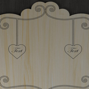 Intra απο ξύλο plywood 3mm-4mm πάχος - Αναμνηστικά σήματα προσαρμοσμένων οικογενειακών ονομάτων 274 Δίασταση 30x20 cm INTRAFABR-52679289 - Image 3