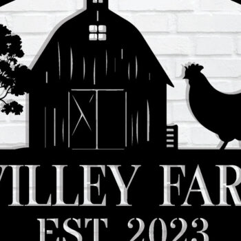 Intra απο ξύλο plywood 3mm-4mm πάχος - Προσαρμοσμένη μεταλλική πινακίδα αγροικίας εξατομικευμένη Δίασταση 3600x3600 cm INTRAFABR-105589918 - Image 3