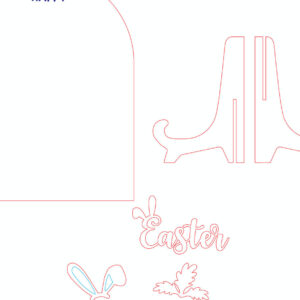 Intra απο ξύλο plywood 3mm-4mm πάχος - Προσαρμοσμένο πρώτο πασχαλινό σημάδι μωρού Δίασταση 20x20 cm INTRAFABR-116763400