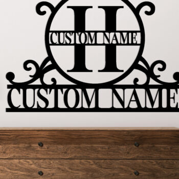 Intra απο ξύλο plywood 3mm-4mm πάχος - Προσαρμοσμένο μονόγραμμα μεταλλικό σημάδι Δίασταση 3600x3600 cm INTRAFABR-116543979 - Image 2