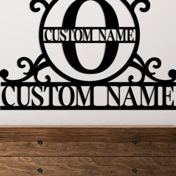 Intra απο ξύλο plywood 3mm-4mm πάχος - Προσαρμοσμένο μονόγραμμα μεταλλικό σημάδι Δίασταση 3600x3600 cm INTRAFABR-116544049 - Image 2