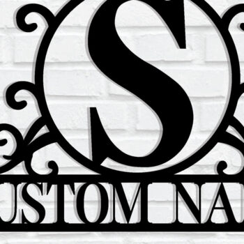 Intra απο ξύλο plywood 3mm-4mm πάχος - Προσαρμοσμένο μονόγραμμα μεταλλικό σημάδι Δίασταση 3600x3600 cm INTRAFABR-115955035 - Image 1