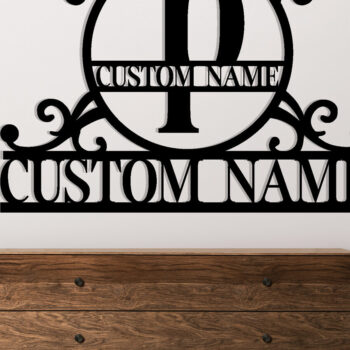 Intra απο ξύλο plywood 3mm-4mm πάχος - Προσαρμοσμένο μονόγραμμα μεταλλικό σημάδι Δίασταση 3600x3600 cm INTRAFABR-116605158 - Image 2