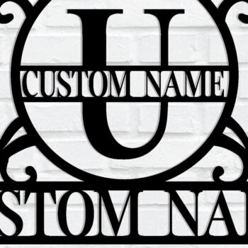 Intra απο ξύλο plywood 3mm-4mm πάχος - Προσαρμοσμένο μονόγραμμα μεταλλικό σημάδι Δίασταση 3600x3600 cm INTRAFABR-116605187 - Image 1