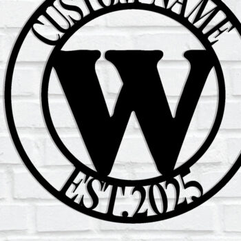 Intra απο ξύλο plywood 3mm-4mm πάχος - Προσαρμοσμένο μονόγραμμα μεταλλικό σημάδι Δίασταση 3600x3600 cm INTRAFABR-115955064 - Image 1