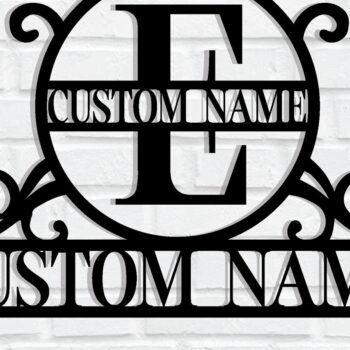 Intra απο ξύλο plywood 3mm-4mm πάχος - Προσαρμοσμένο μονόγραμμα μεταλλικό σημάδι Δίασταση 3600x3600 cm INTRAFABR-116543491 - Image 1