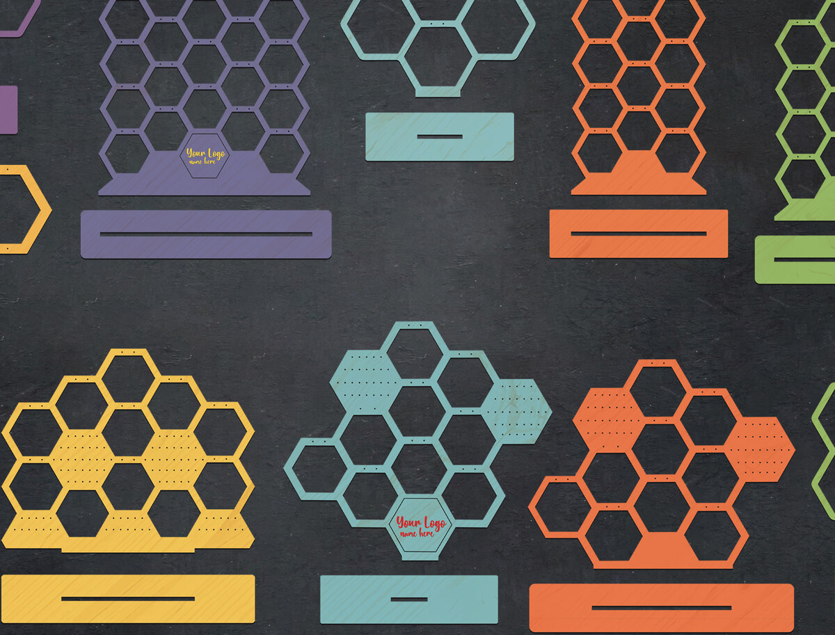 Intra απο ξύλο plywood 3mm-4mm πάχος - Βάση σκουλαρικιών με ειδικό όνομα Bee Nest Δίασταση 20x20 cm INTRAFABR-28590197