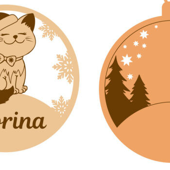 Intra απο ξύλο plywood 3mm-4mm πάχος - Προσαρμοσμένο όνομα Χριστουγεννιάτικο Παιχνίδι, Πολυστρωματικό Δίασταση 4x4 cm INTRAFABR-84054518 - Image 5