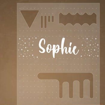 Intra απο ξύλο plywood 3mm-4mm πάχος - Προσαρμοσμένο όνομα Γεωμετρική βάση σκουλαρικιών Δίασταση 20x20 cm INTRAFABR-28930928 - Image 2