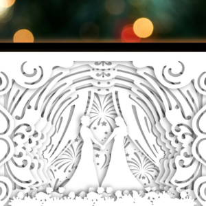 Intra απο ξύλο plywood 3mm-4mm πάχος - Προσαρμοσμένο όνομα γάμου Δίασταση 20x20 cm INTRAFABR-28041626