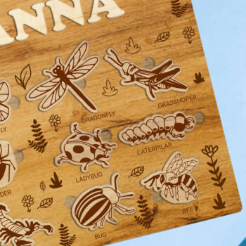 Intra απο ξύλο plywood 3mm-4mm πάχος - Προσαρμοσμένο παζλ για παιδιά, Ξύλινο πρότυπο Δίασταση 11x12 cm INTRAFABR-86872669 - Image 3