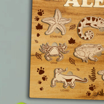 Intra απο ξύλο plywood 3mm-4mm πάχος - Προσαρμοσμένο παζλ για παιδιά, Πρότυπο με στρώσεις Δίασταση 11x12 cm INTRAFABR-86934144 - Image 3