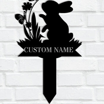 Intra απο ξύλο plywood 3mm-4mm πάχος - Custom Rabbit Metal Garden Stake Metal S Δίασταση 3600x3600 cm INTRAFABR-114413668 - Image 2