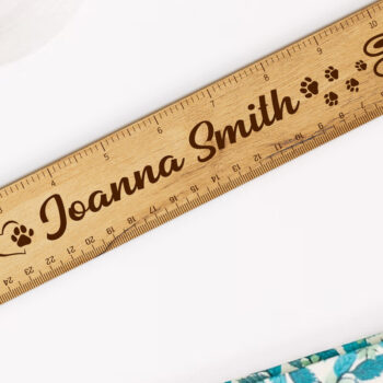 Intra απο ξύλο plywood 3mm-4mm πάχος - Προσαρμοσμένος χάρακας, πρότυπο κοπής με λέιζερ Δίασταση 5x1 cm INTRAFABR-100084804 - Image 3