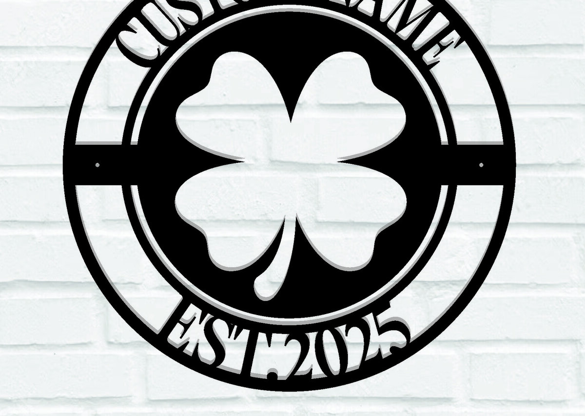 Intra απο ξύλο plywood 3mm-4mm πάχος - Προσαρμοσμένες μεταλλικές επιγραφές St Patrick Δίασταση 3600x3600 cm INTRAFABR-112637888