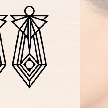 Intra απο ξύλο plywood 3mm-4mm πάχος - Προσαρμοσμένα μοντέρνα Ξύλινα Σκουλαρίκια Δίασταση 3x3 cm INTRAFABR-116362096 - Image 1