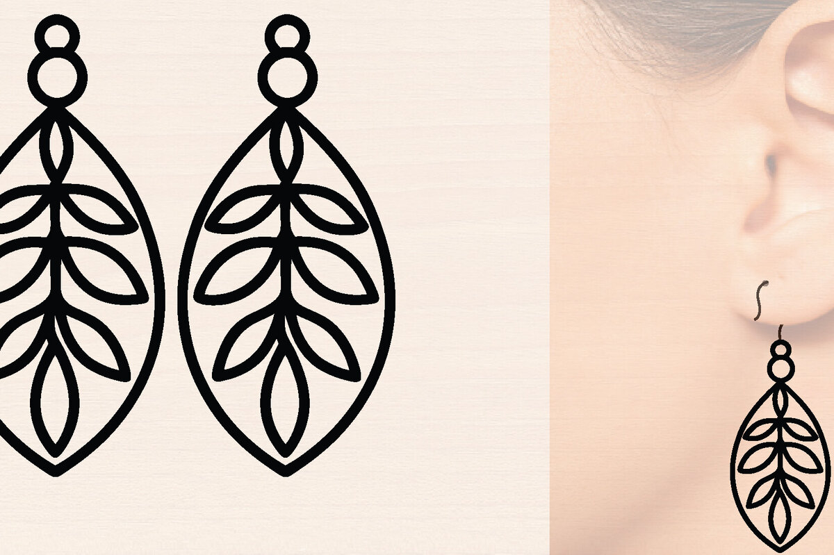 Intra απο ξύλο plywood 3mm-4mm πάχος - Προσαρμοσμένα Ξύλινα Σκουλαρίκια Laser Cut  Δίασταση 3x3 cm INTRAFABR-116362767