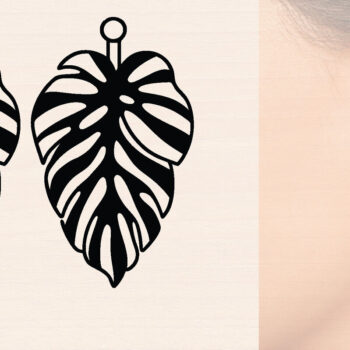 Intra απο ξύλο plywood 3mm-4mm πάχος - Προσαρμοσμένα Ξύλινα Σκουλαρίκια Laser Cut  Δίασταση 3x3 cm INTRAFABR-116363036 - Image 1