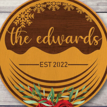 Intra απο ξύλο plywood 3mm-4mm πάχος - Προσαρμοσμένη ξύλινη πινακίδα, γαμήλιο δώρο Δίασταση 20x20 cm INTRAFABR-52940655 - Image 3