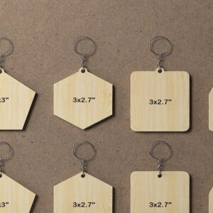 Intra απο ξύλο plywood 3mm-4mm πάχος - Προσαρμόστε το ξύλινο σχέδιο κοπής μπρελόκ 258 Δίασταση 4x4 cm INTRAFABR-48374871