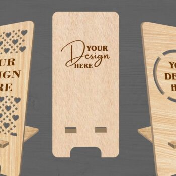 Intra απο ξύλο plywood 3mm-4mm πάχος - Προσαρμόσιμο μοτίβο κοπής βάσης τηλεφώνου Δίασταση 30x20 cm INTRAFABR-109258877 - Image 1