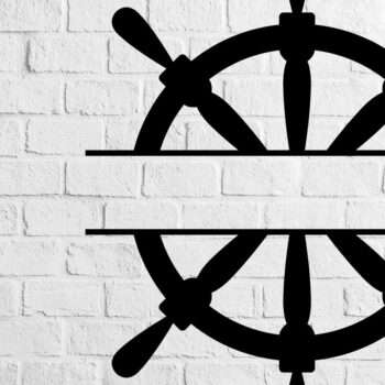 Intra απο ξύλο plywood 3mm-4mm πάχος - Προσαρμόσιμος τροχός πλοίου Δίασταση 30x20 cm INTRAFABR-71455533 - Image 1