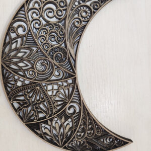 Intra απο ξύλο plywood 3mm-4mm πάχος - Αποκοπή αρχείων - το φεγγάρι Δίασταση 9x12 cm INTRAFABR-8948519