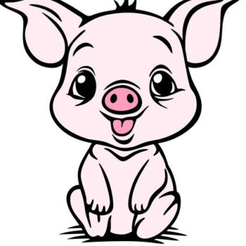 Intra απο ξύλο plywood 3mm-4mm πάχος - Χαριτωμένα χριστουγεννιάτικα σχέδια για μωρά γουρουνάκια Δίασταση 30x20 cm INTRAFABR-86231573 - Image 7