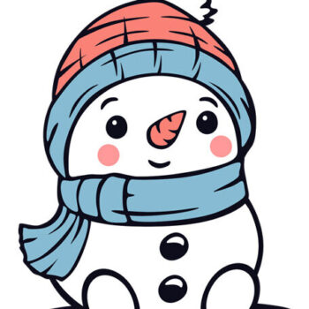 Intra απο ξύλο plywood 3mm-4mm πάχος - Χαριτωμένα χριστουγεννιάτικα σχέδια για μωρά χιονάνθρωπος Δίασταση 30x20 cm INTRAFABR-86112798 - Image 2