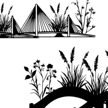 Intra απο ξύλο plywood 3mm-4mm πάχος - Χαριτωμένη γέφυρα Βοτανικού Κήπου Δίασταση 20x20 cm INTRAFABR-112437398 - Image 1