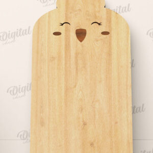 Intra απο ξύλο plywood 3mm-4mm πάχος - Cute Chicken Cutting Board Laser Cut Δίασταση 30x20 cm INTRAFABR-108578309