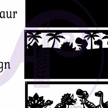 Intra απο ξύλο plywood 3mm-4mm πάχος - Χαριτωμένο σχέδιο ονόματος δεινοσαύρου σε στρώσεις Δίασταση 30x20 cm INTRAFABR-100651077 - Image 4