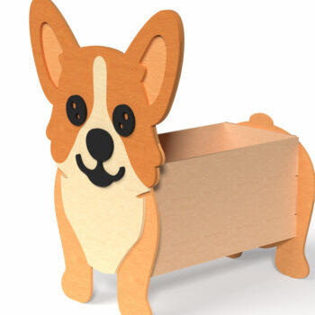 Intra απο ξύλο plywood 3mm-4mm πάχος - Cute Dog Box Set – 5 Breeds Δίασταση 30x20 cm INTRAFABR-120635219 - Image 2