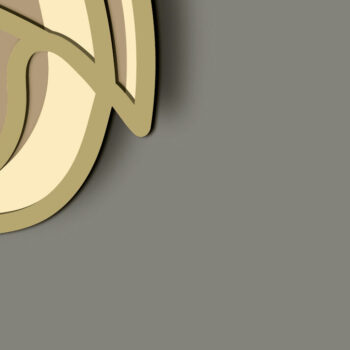 Intra απο ξύλο plywood 3mm-4mm πάχος - Cute Donkey Multilayer /3D Layered Δίασταση 30x20 cm INTRAFABR-64564540 - Image 7