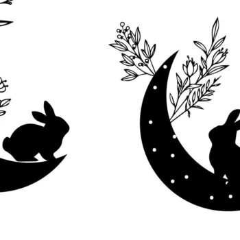 Intra απο ξύλο plywood 3mm-4mm πάχος - Χαριτωμένη Κυριακή του Πάσχα με Tree Silhouette Δίασταση 30x20 cm INTRAFABR-26004546 - Image 1