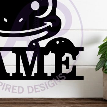 Intra απο ξύλο plywood 3mm-4mm πάχος - Cute Frog Name Sin Laser Cut File Δίασταση 30x20 cm INTRAFABR-109701732 - Image 2