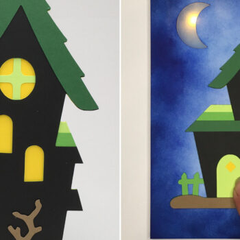 Intra απο ξύλο plywood 3mm-4mm πάχος - Χαριτωμένο Halloween House V3 | 3D Layered  Δίασταση 4x4 cm INTRAFABR-99560934 - Image 8