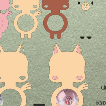 Intra απο ξύλο plywood 3mm-4mm πάχος - Χαριτωμένο άλογο | Πρότυπο θόλου καραμέλας Δίασταση 30x20 cm INTRAFABR-108557534 - Image 1