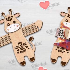 Intra απο ξύλο plywood 3mm-4mm πάχος - Cute Horse Candy Holder Cut Laser Δίασταση 30x20 cm INTRAFABR-115695425