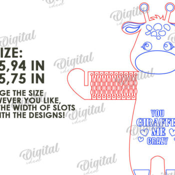 Intra απο ξύλο plywood 3mm-4mm πάχος - Cute Horse Candy Holder Cut Laser Δίασταση 30x20 cm INTRAFABR-115695425 - Image 2