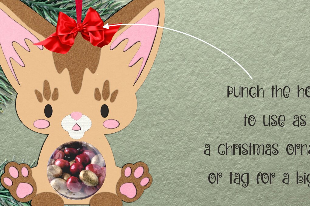 Intra απο ξύλο plywood 3mm-4mm πάχος - Χαριτωμένα γατάκια | Πακέτο Candy Dome Δίασταση 30x20 cm INTRAFABR-107803025