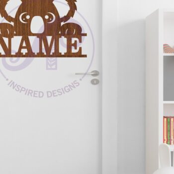 Intra απο ξύλο plywood 3mm-4mm πάχος - Χαριτωμένο  κοπής λέιζερ   Name Koala Δίασταση 30x20 cm INTRAFABR-113609976 - Image 3