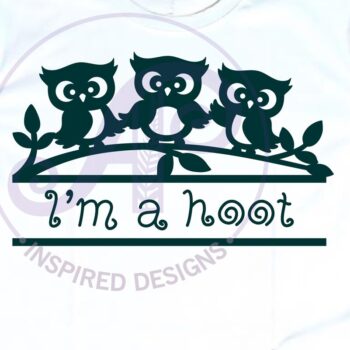 Intra απο ξύλο plywood 3mm-4mm πάχος - Cute Owls Name κοπής με λέιζερ Δίασταση 30x20 cm INTRAFABR-120932983 - Image 3