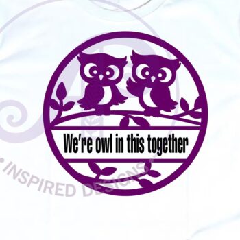 Intra απο ξύλο plywood 3mm-4mm πάχος - Cute Owls Όνομα τοίχου Τέχνη με λέιζερ κομμένο σημάδι Δίασταση 40x50 cm INTRAFABR-122775106 - Image 4