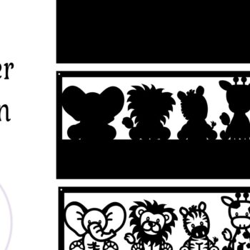 Intra απο ξύλο plywood 3mm-4mm πάχος - Χαριτωμένα ζώα Safari  Όνομα σκηνής Δίασταση 30x20 cm INTRAFABR-72212123 - Image 3