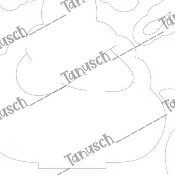 Intra απο ξύλο plywood 3mm-4mm πάχος - Cute Sheep Laser Cut Δίασταση 6x6 cm INTRAFABR-68461880 - Image 5