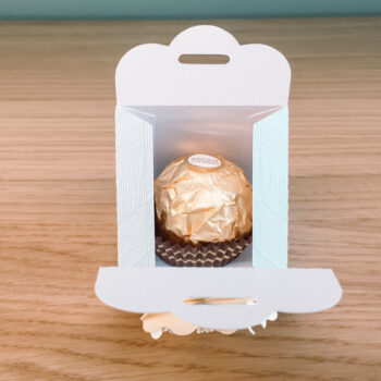 Intra απο ξύλο plywood 3mm-4mm πάχος - Χαριτωμένη τριγωνική βάση λουλουδιών Δίασταση 8x12 cm INTRAFABR-102083204 - Image 4