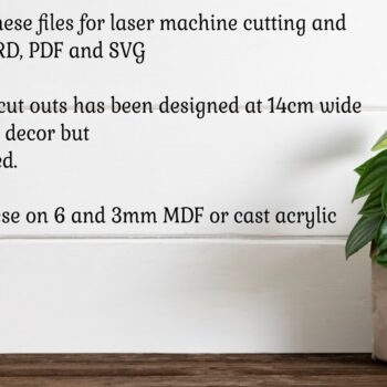 Intra απο ξύλο plywood 3mm-4mm πάχος - Cute Whale Two Laser Laser Κόψτε το Δίασταση 30x20 cm INTRAFABR-97337537 - Image 5