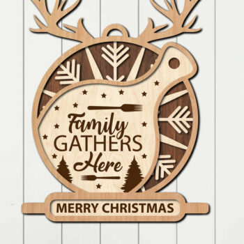 Intra απο ξύλο plywood 3mm-4mm πάχος - Πακέτο κοπής Χριστουγεννιάτικα στολίδια Δίασταση 6x6 cm INTRAFABR-81207369 - Image 6