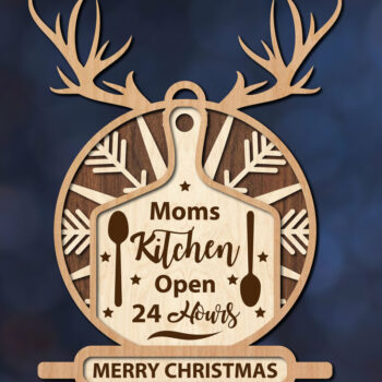 Intra απο ξύλο plywood 3mm-4mm πάχος - Πακέτο κοπής Χριστουγεννιάτικα στολίδια Δίασταση 6x6 cm INTRAFABR-81207369 - Image 12